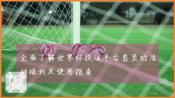 全面了解世界杯投注平台首页的活动福利及使用指南