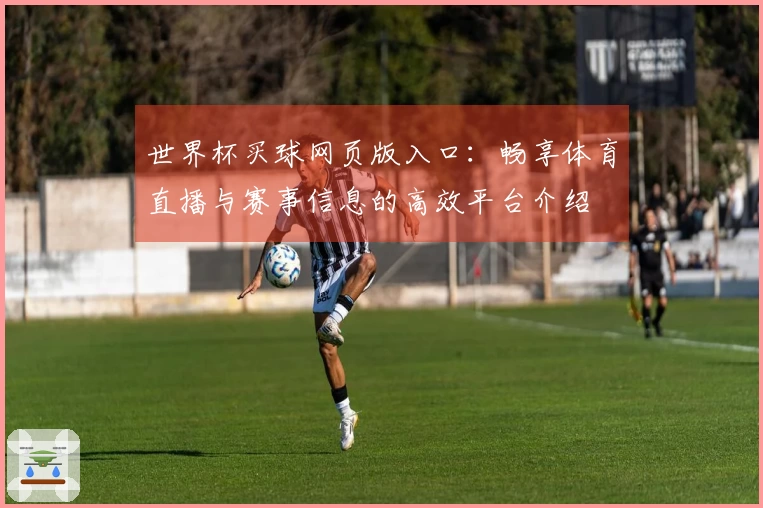 世界杯买球网页版入口：畅享体育直播与赛事信息的高效平台介绍